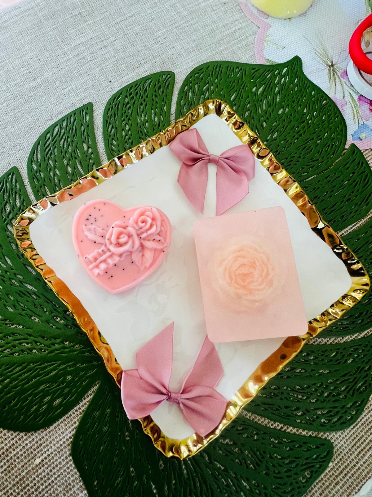 Rose Glow Bar con rosa mosqueta y vitamina E
